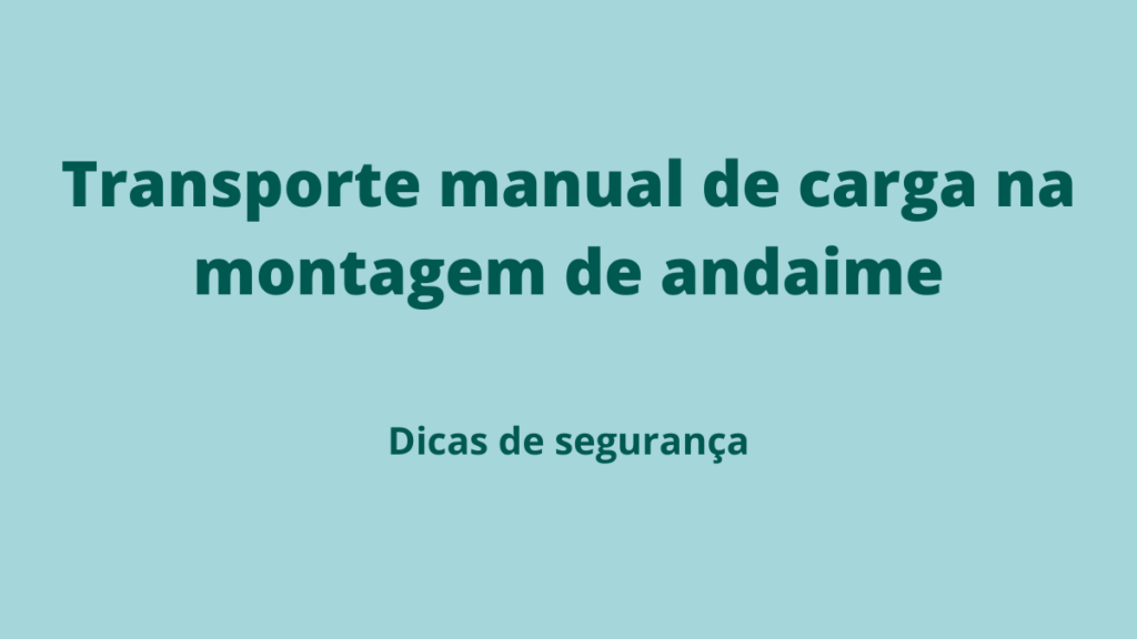 Transporte manual de carga