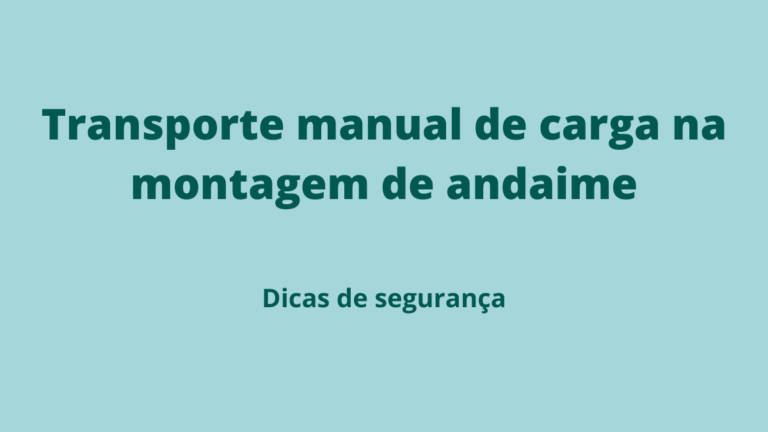 Transporte manual de carga