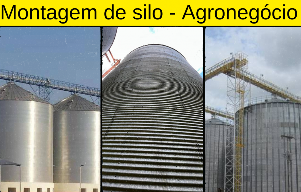 Montagem de Silo - Agronegocio