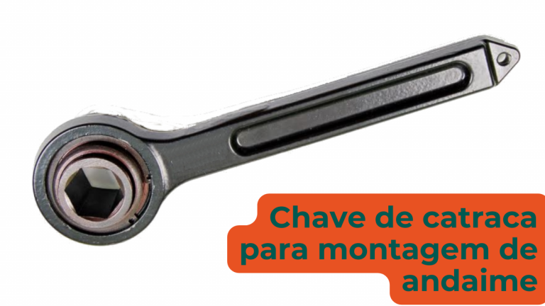 Chave de catraca para montagem de andaime
